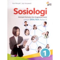Image of SOSIOLOGI KELAS X KELOMPOK PEMINATAN