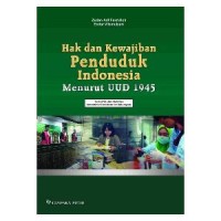 Image of HAK DAN KEWAJIBAN PENDUDUK INDONESIA UUD 1945