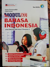 Image of MODULKU BAHASA INDONESIA SMA KELAS X SMESTER 2