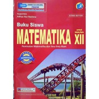 Image of BUKU SISWA MATEMATIKA KELAS XII