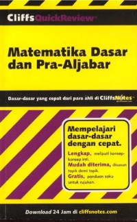 Image of MATEMATIKA DASAR DAN PRA-ALJABAR