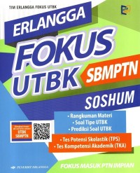 Image of ERLANGGA FOKUS UTBK SBMPTN SOSHUM