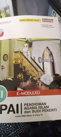 Image of Buku E-Modulku Pendidikan Agama Islam Kelas XI ( Fase F )