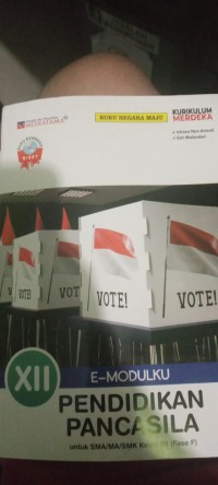 Image of Buku E-Modulku Pendidikan Pancasila Kelas XII ( Fase F )